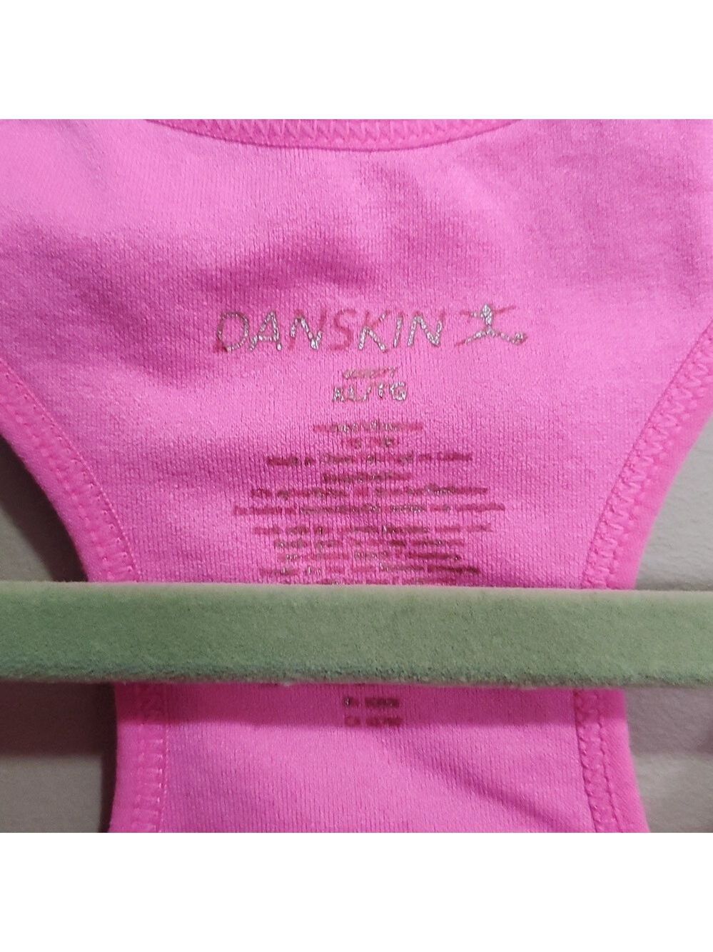 Danskin Pink Sports Bra Size Xl - Picture 2 of 4